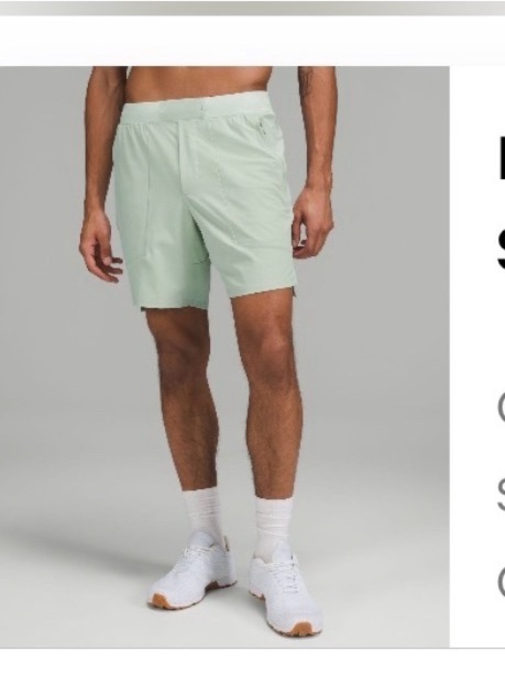 Men's lululemon license to train 7inch XL Athletic Shorts with Elastic Waist